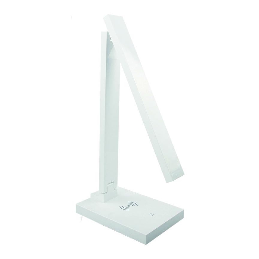 LED Stmievateľná dotyková lampa s bezdrôtovým nabíjaním LISA LED/5W/230V + USB