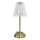 LED Stmievateľná dotyková nabíjacia stolná lampa ELBA LED/1,6W/800 mAh 3000/4000/6000K zlatá/číra