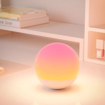 LED Stmievateľná dotyková stolná lampa CANDY LED/5V 1200 mAh multicolor