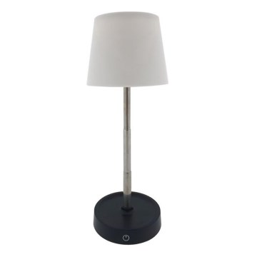 LED Stmievateľná dotyková stolná lampa LED/3W/5V USB 800 mAh biela