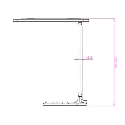 LED Stmievateľná dotyková stolná lampa NAOMI LED/7W/230V 3000-6500K