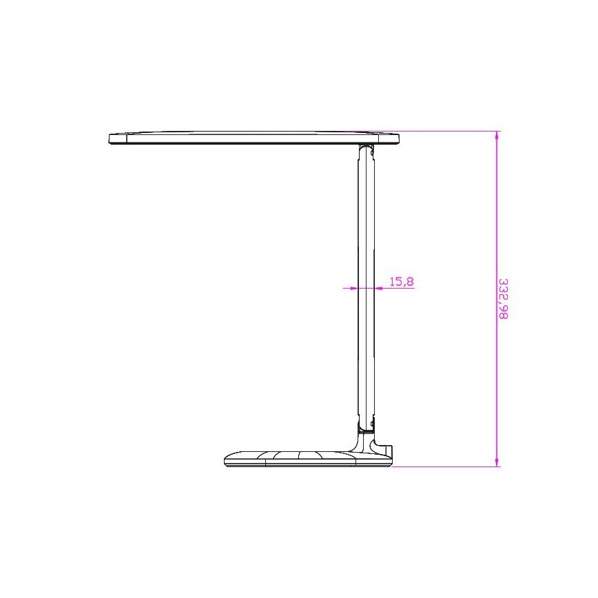 LED Stmievateľná dotyková stolná lampa NAOMI LED/7W/230V 3000-6500K