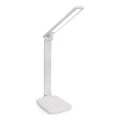 LED stmievateľná dotyková stolná lampa s USB portom REMUS LED/5W/230V biela