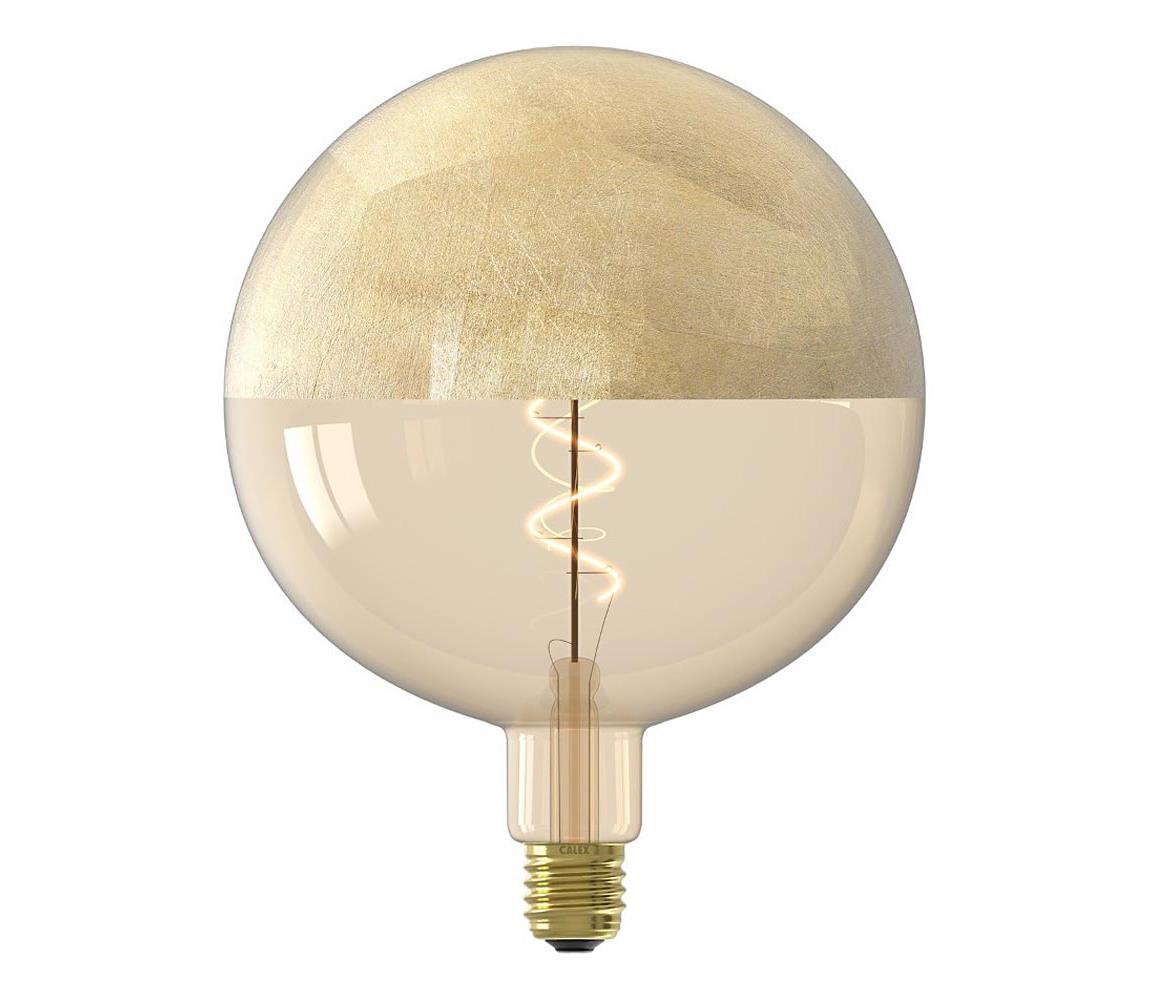 LED stmievateľná filamentová žiarovka s vrchlíkom G200 E27/4W/230V 1800K zlatá CRI 90 8712879155850