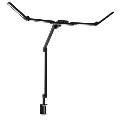 LED Stmievateľná dotyková flexibilná stolná lampa POINTIQ LED/24W/230V 3000-6500K CRI 92 čierna