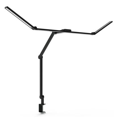 LED Stmievateľná dotyková flexibilná stolná lampa POINTIQ LED/36W/230V 3000-6500K CRI 92 čierna