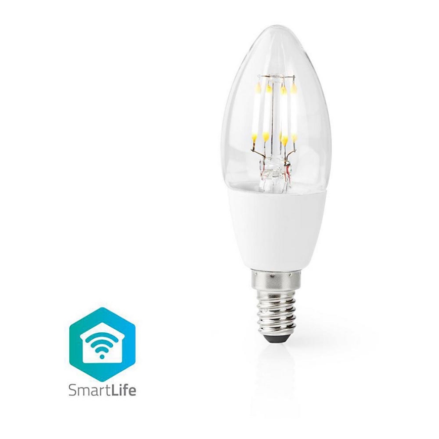 LED Stmievateľná inteligentná žiarovka C37 E14/5W/230V 2700K