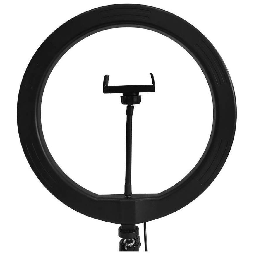 LED Stmievateľná lampa so statívom a držiakom na vlogovanie LED/10W/5V 3200-5500K