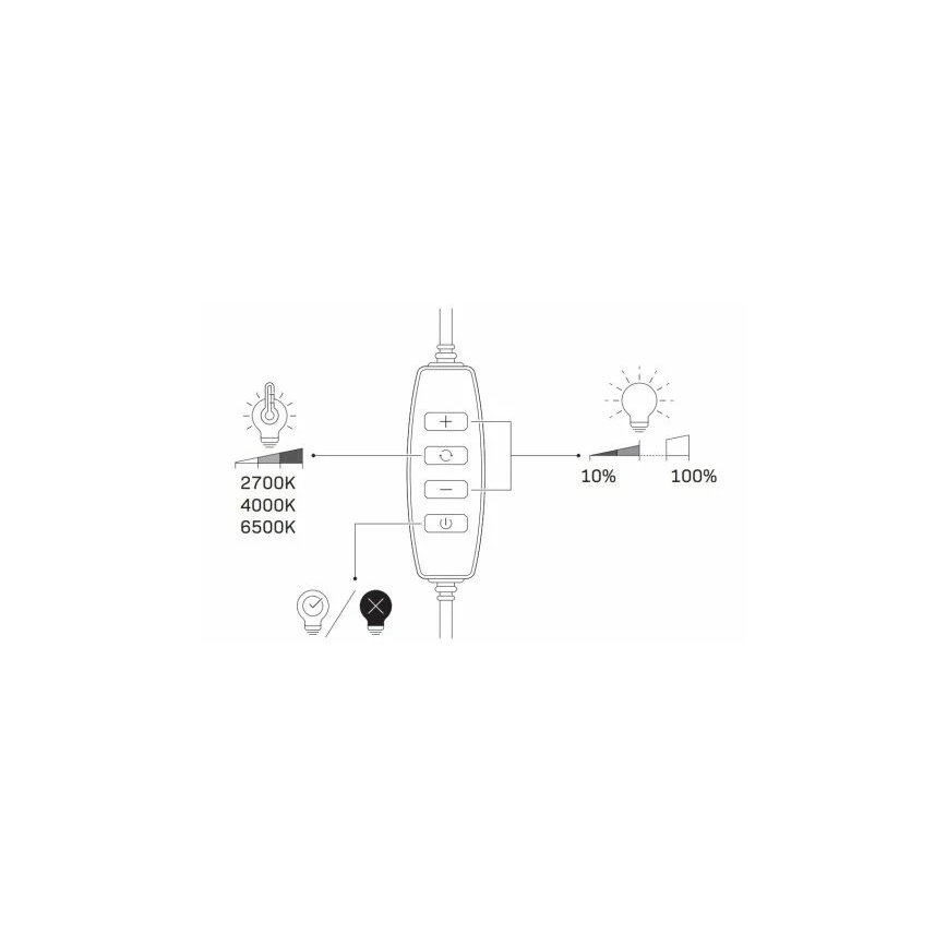 LED Stmievateľná lampa so statívom a držiakom na vlogovanie LED/15W/5V 2700-6500K