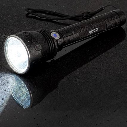 LED Stmievateľná nabíjacia baterka LED/20W/5V IPX5 1570 lm 8400 mAh