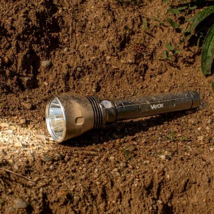 LED Stmievateľná nabíjacia baterka LED/20W/5V IPX5 1570 lm 8400 mAh