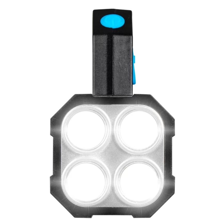 LED Stmievateľná nabíjacia baterka LED/5V IPX4 250 lm 1200 mAh