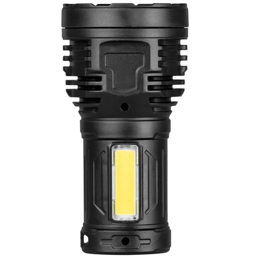 LED Stmievateľná nabíjacia baterka LED/5V IPX4 600 lm 1200 mAh
