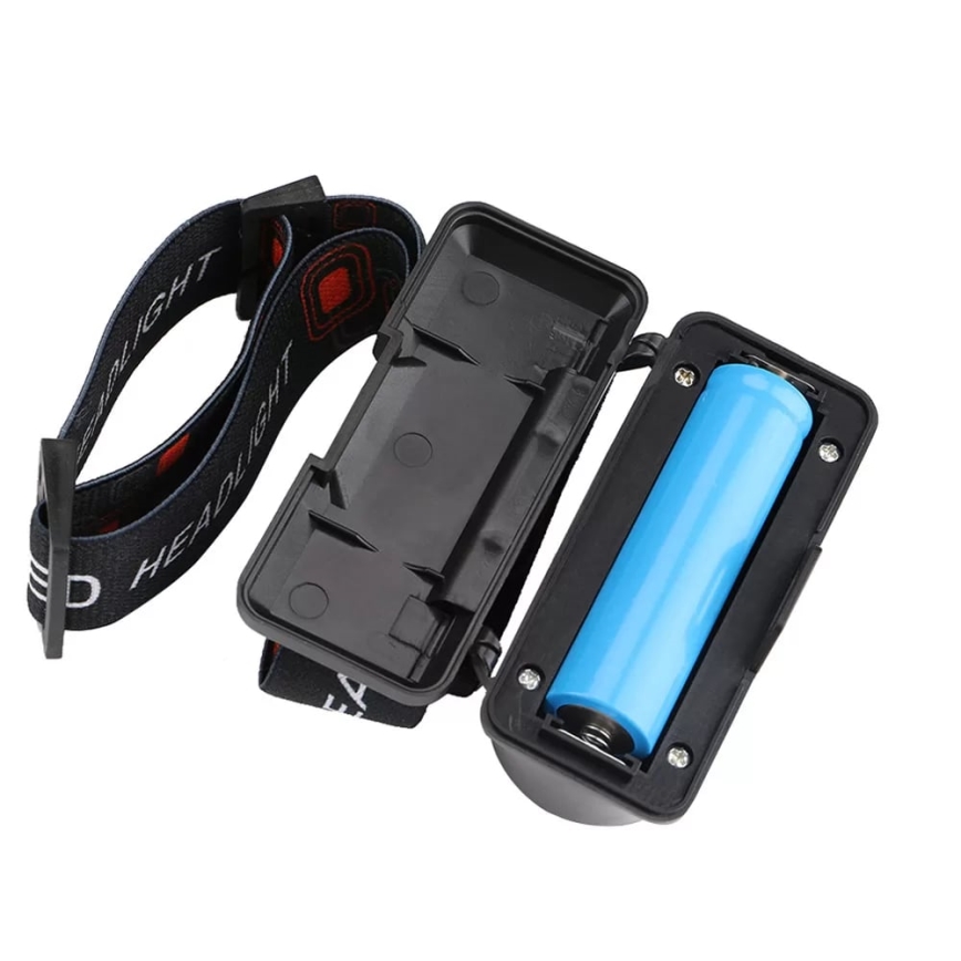 LED Stmievateľná nabíjacia čelovka 2xLED/5V IP44 210 lm 2000 mAh