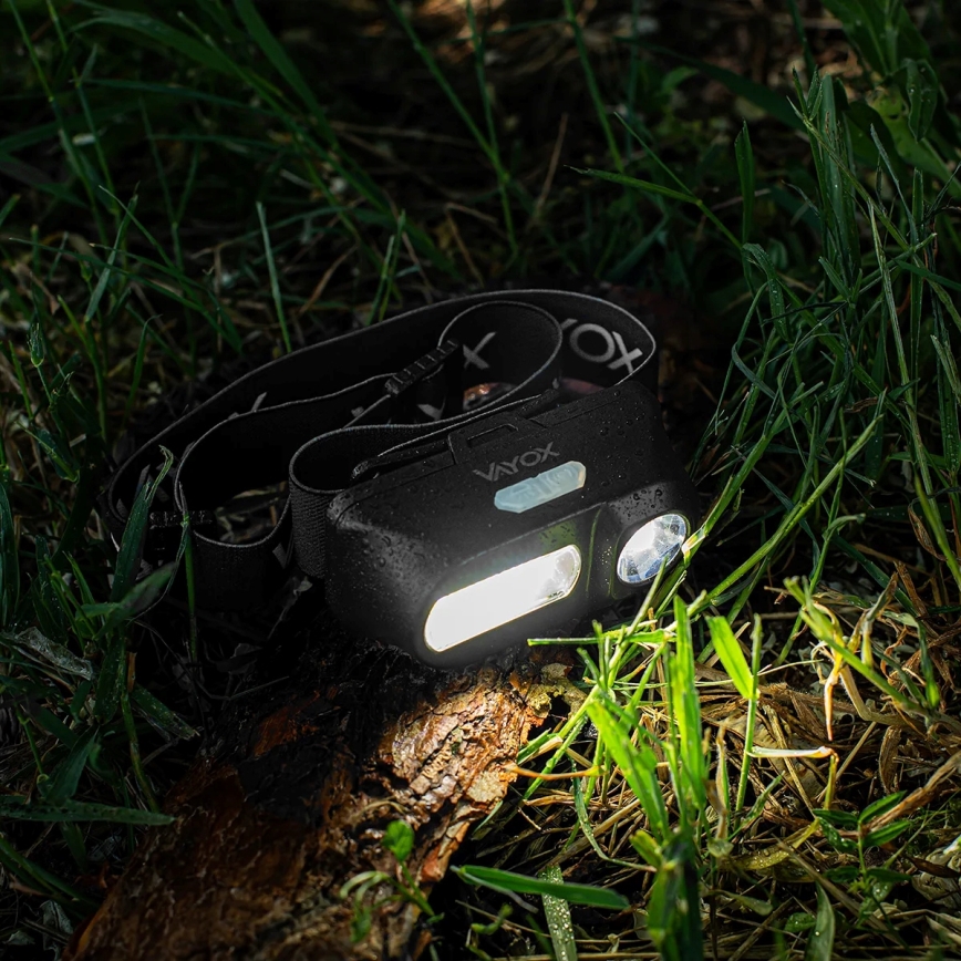 LED Stmievateľná nabíjacia čelovka 2xLED/5V IPX4 250 lm 2000 mAh