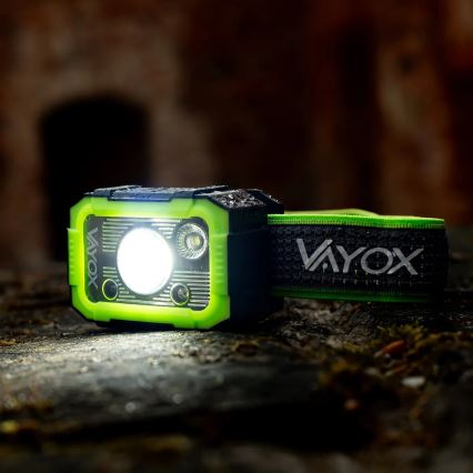 LED stmievateľná nabíjateľná čelovka so senzorom LED/10W/5V IP66 750 lm 1500 mAh