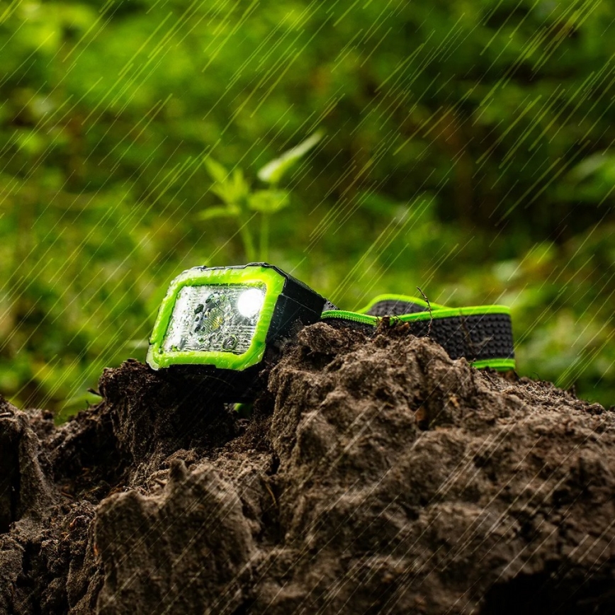 LED stmievateľná nabíjateľná čelovka so senzorom LED/10W/5V IP66 750 lm 1500 mAh