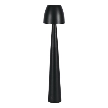 LED Stmievateľná nabíjacia dotyková stolná lampa LED/3W/5V 3000-6000K 1800 mAh čierna