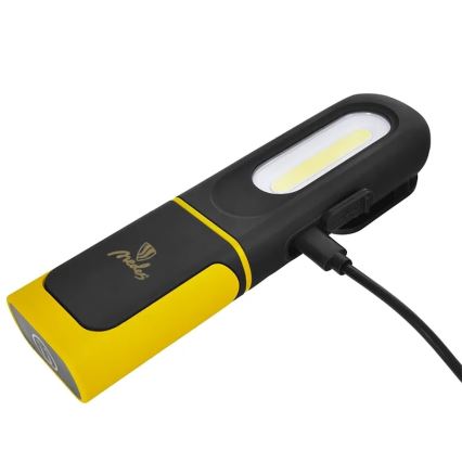 LED Stmievateľná nabíjacia pracovná baterka LED/8W/5V IP44 420 lm 1200 mAh