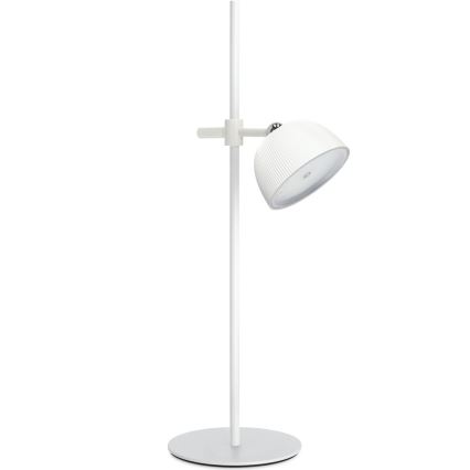 LED Stmievateľná nabíjacia stolná lampa 4v1 LED/3,5W/5V 3000/4000/6500K IP54 1800 mAh biela