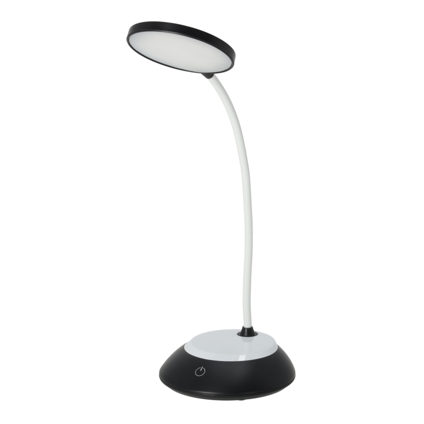 LED Stmievateľná nabíjacia stolná lampa VISUA LED/5W/5V 3000-5000K 1200 mAh čierna