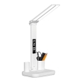 LED Stmievateľná nabíjacia stolová lampa NOBLITE P LED/5W/5V 3000/4000/6000K 2200 mAh biela