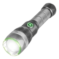 LED stmievateľná nabíjateľná baterka s funkciou powerbanky LED/30W/5V IPX7 3000 lm 4000 mAh