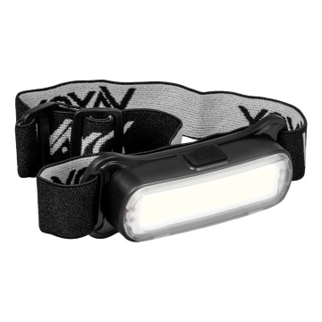 LED Stmievateľná nabíjateľná čelovka LED/5V IPX4 300 lm 1200 mAh