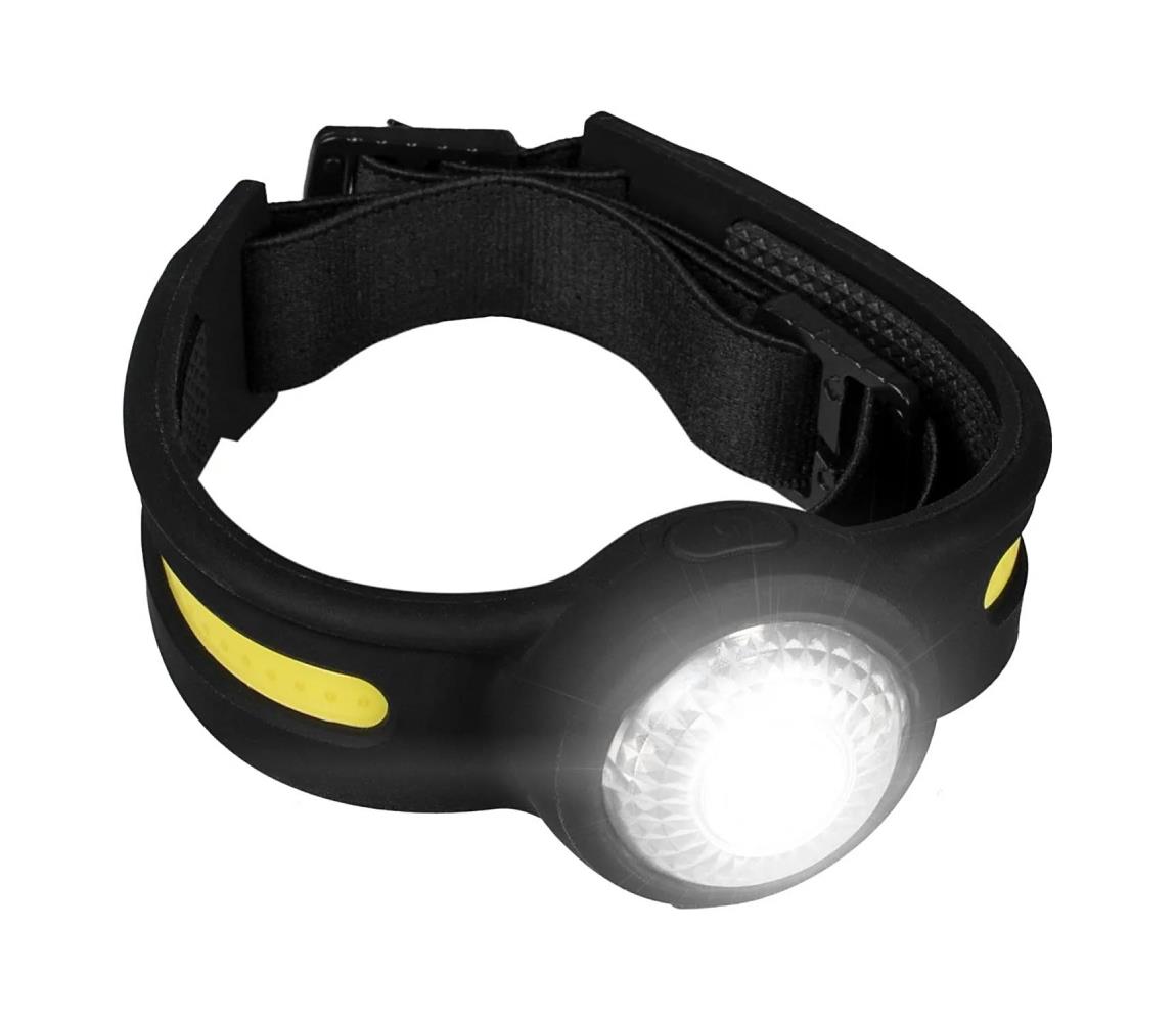 Vayox LED Stmievateľná nabíjateľná čelovka LED/5V IPX4 550 lm 600 mAh VA0154