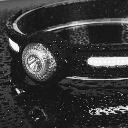 Stmievateľná nabíjateľná LED čelovka s červeným svetlom, 5V, IPX4, 550 lm, 600 mAh