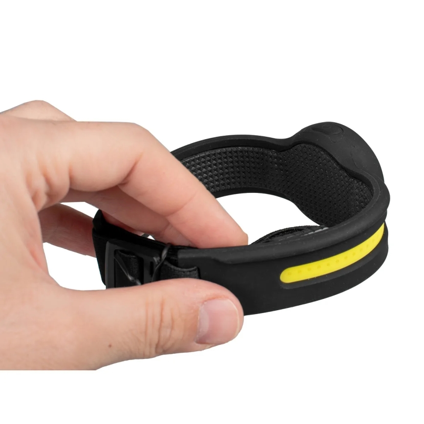 Stmievateľná nabíjateľná LED čelovka s červeným svetlom, 5V, IPX4, 550 lm, 600 mAh