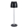 LED stmievateľná nabíjateľná dotyková stolná lampa LED/3W/5V 3000K 1800 mAh čierna