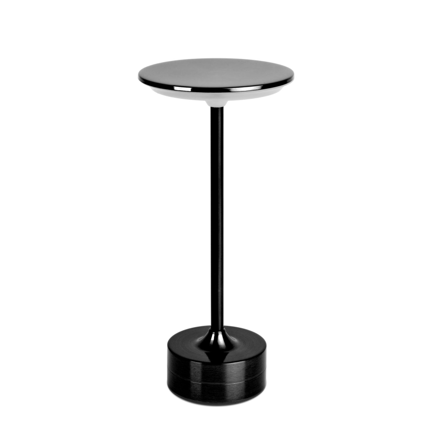 LED stmievateľná nabíjacia stolová lampa NEW YORK LED/1,8W/5V 2700K/4000K/6500K 1200 mAh čierna