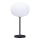 LED stmievateľná nabíjateľná vonkajšia stolová lampa VENEZIA LED/2W/5V 2700K IP54 4000 mAh čierna