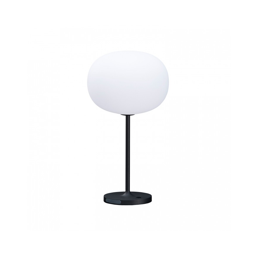 LED stmievateľná nabíjateľná vonkajšia stolová lampa VENEZIA LED/2W/5V 2700K IP54 4000 mAh čierna