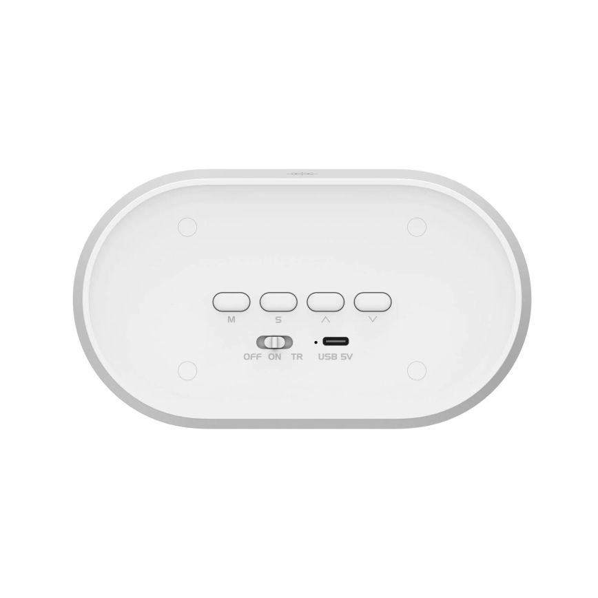 LED Stmievateľná nočná lampička s budíkom KAJA LED/1,3W/5V 3000K