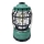 LED Stmievateľná prenosná kempingová lampa 3xLED/3W/3xAA IPX4 zelená