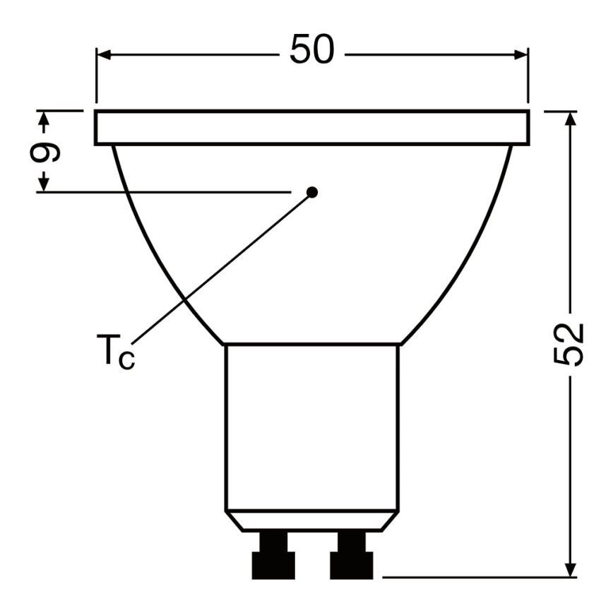 LED Stmievateľná reflektorová žiarovka PAR16 GU10/7W/230V 2700K 120° CRI 90 - Ledvance