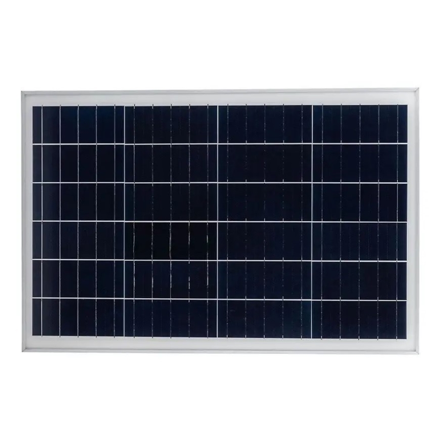 LED Stmievateľná solárna pouličná lampa LED/50W/6,4V 6000K IP65 50000 mAh + diaľkové ovládanie