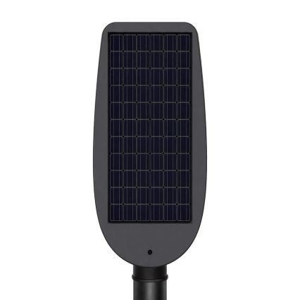 LED stmievateľné solárne pouličné svietidlo so senzorom VENICE LED/50W/3,2V 4000 mAh IP65 čierne + diaľkové ovládanie