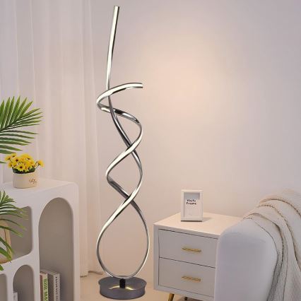 LED Stmievateľná stojacia lampa LED/80W/230V 3000-6500K + diaľkové ovládanie