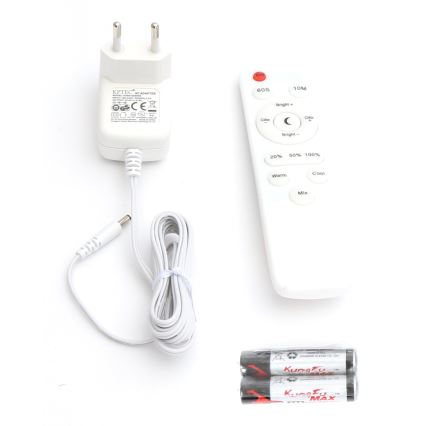 LED Stmievateľná stojacia lampa LED/9W/230V 3000-6500K biela + diaľkové ovládanie