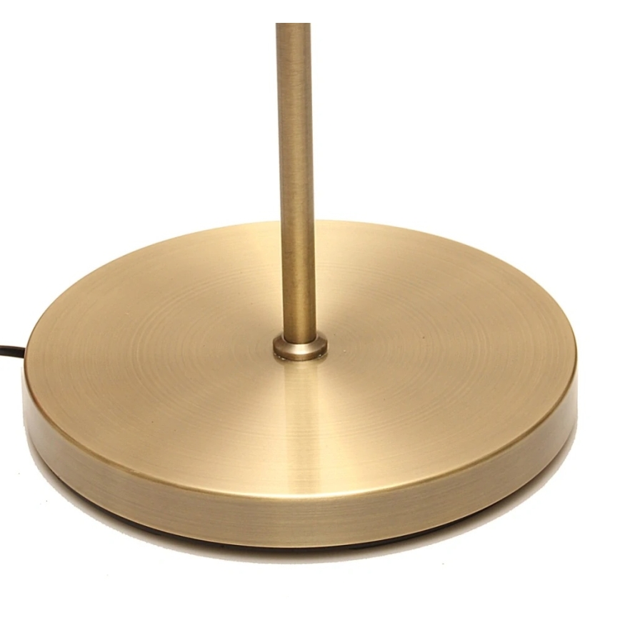 LED stmievateľná stojacia lampa NORA LED/25W/230V 2200/3000/4000K + LED/5W 3000K zlatá + diaľkové ovládanie