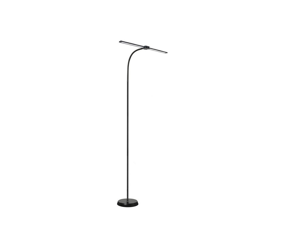 LED Stmievateľná stojacia lampa TEILO LED/14W/230V 3000/4000/6000K čierna 004834
