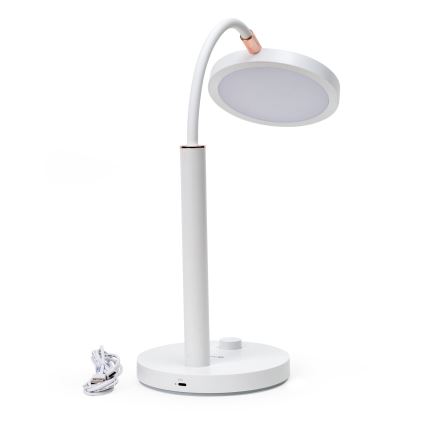 LED Stmievateľná stolná lampa AURA LED/10W/230V 3700/4200K CRI 97 biela