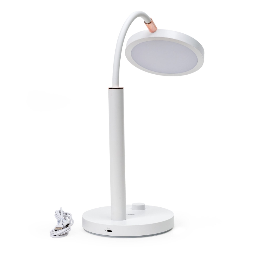 LED Stmievateľná stolná lampa AURA LED/10W/230V 3700/4200K CRI 97 biela