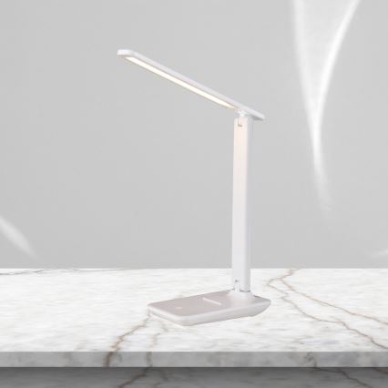 LED Stmievateľná stolná lampa POST LED/5W/5V 3000-6500K biela