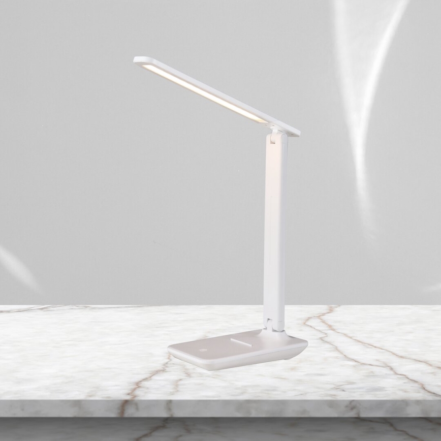 LED Stmievateľná stolná lampa POST LED/5W/5V 3000-6500K biela