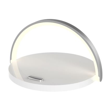 LED Stmievateľná stolná lampa s bezdrôtovým nabíjaním LED/10W/USB-C