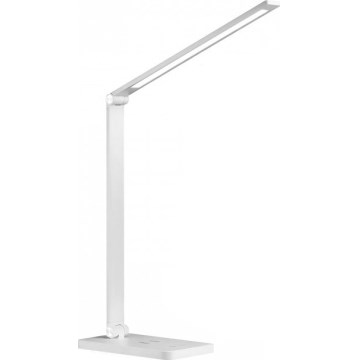 LED stmievateľná stolná lampa s bezdrôtovým nabíjaním NOBLITE Q LED/7W/230V 3000/4000/6500K biela